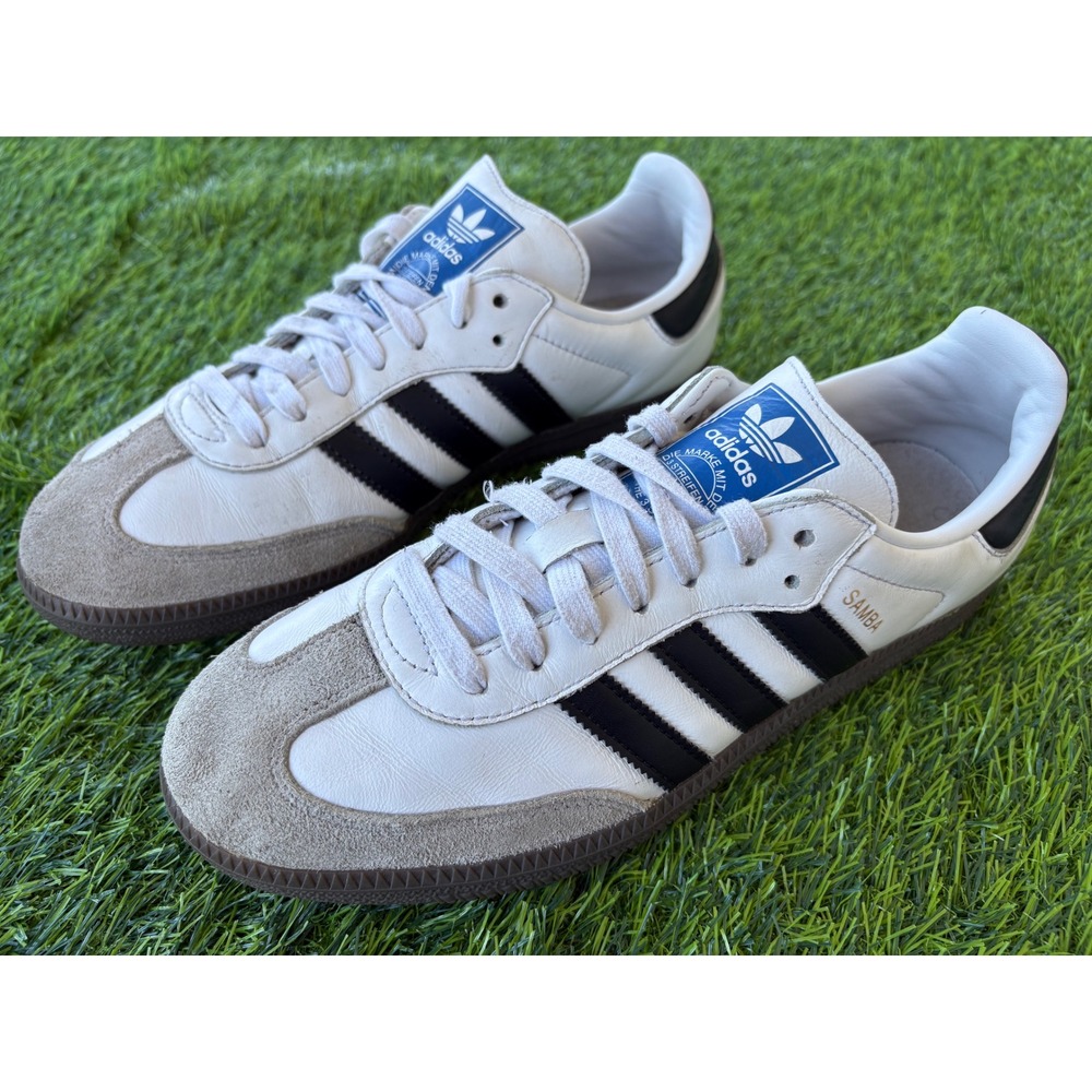 Adidas Samba OG Cloud White Core Black Gum B75806 Mens 7.5 Womens 8.5